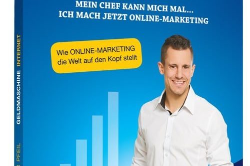 Geldmaschine Internet, Kostenloses Buch von Oliver Pfeil. Lerne dir dein eigenes Internet-Business aufzubauen und werde finanziell frei.